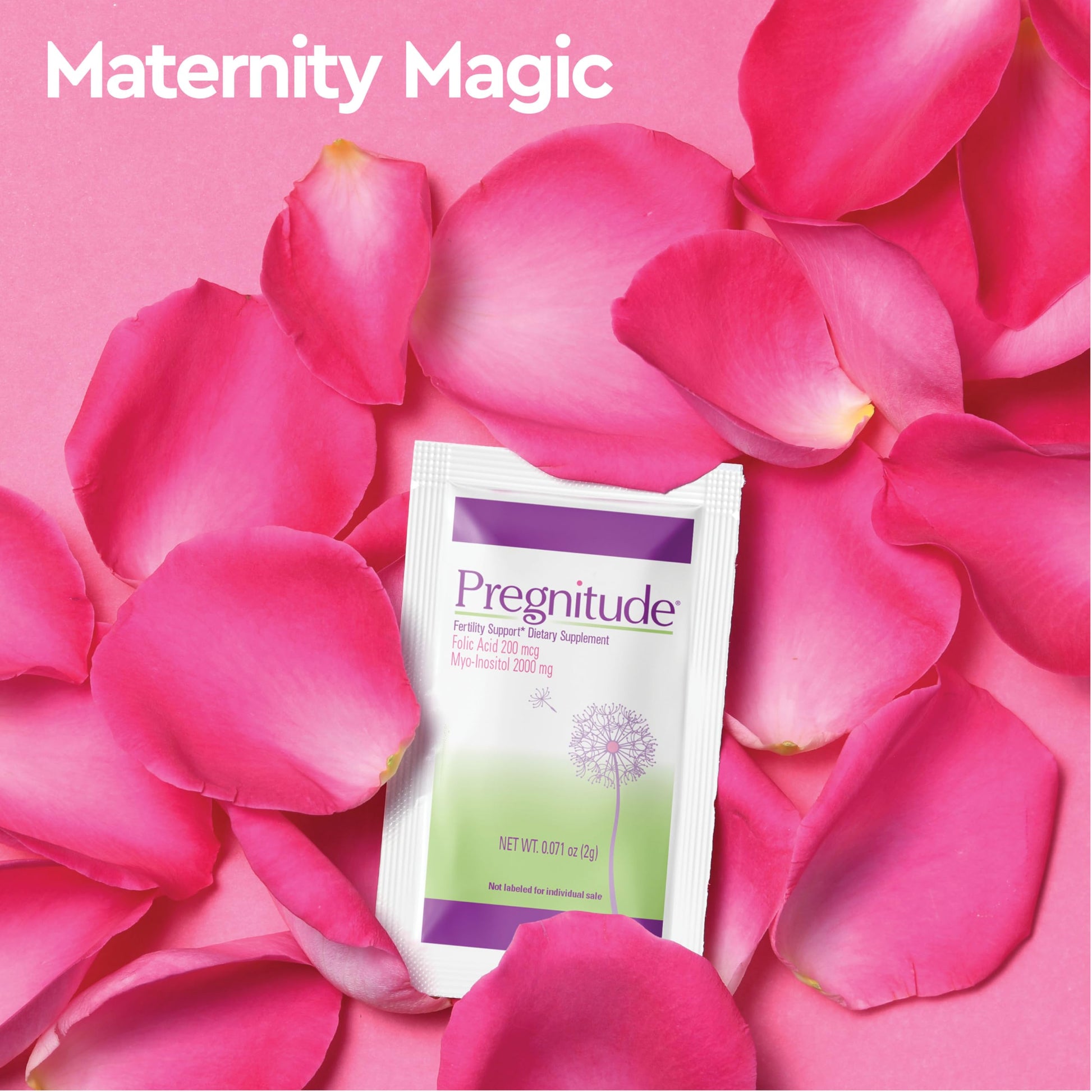 Pregnitude polvo sin sabor para fertilidad y ovulación saludable