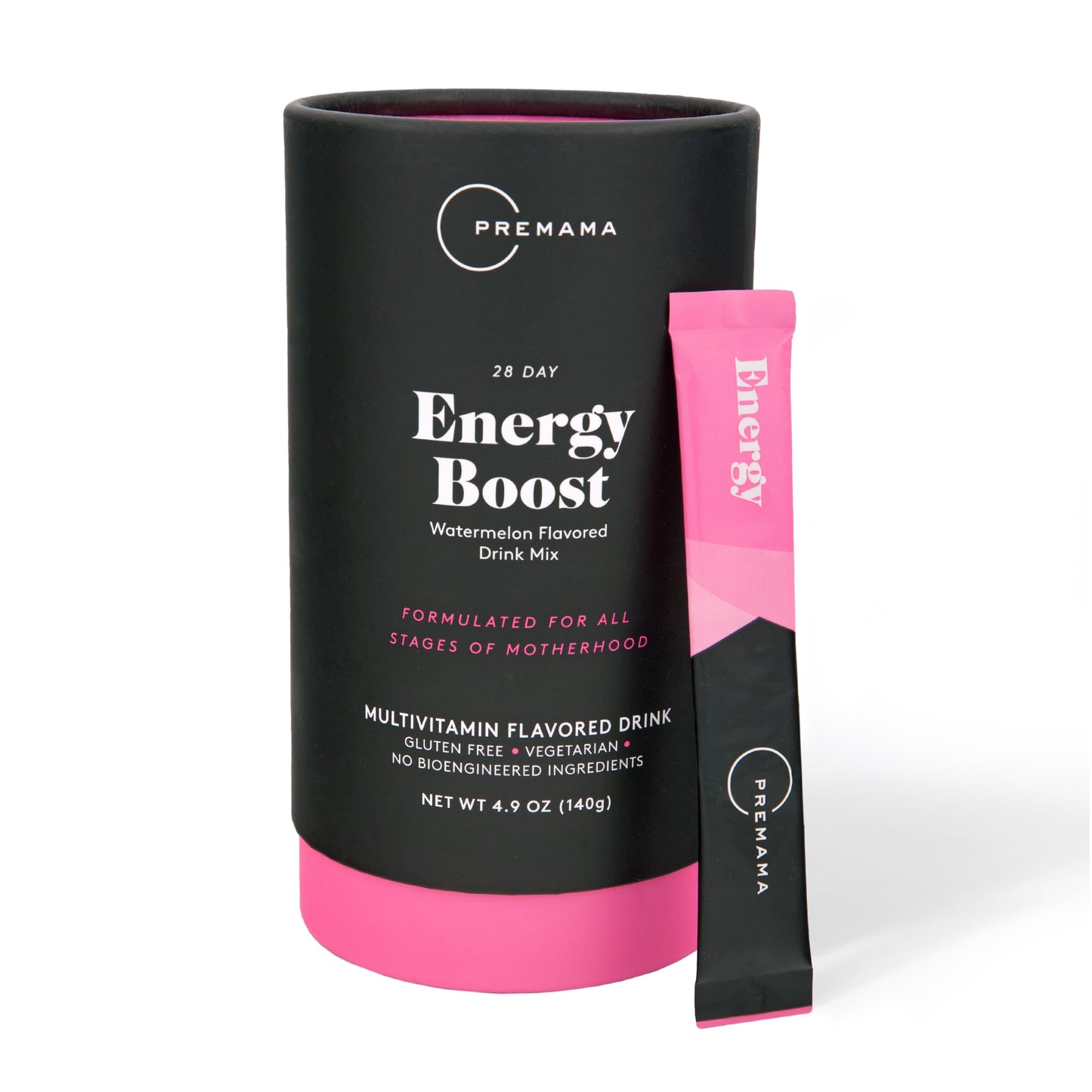 Premama Energy Boost suplemento en sobres sabor sandía