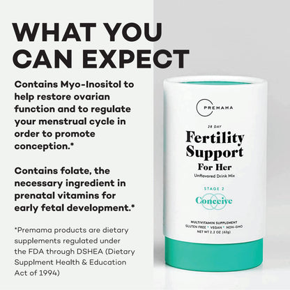Premama suplemento fertilidad y vitaminas prenatales
