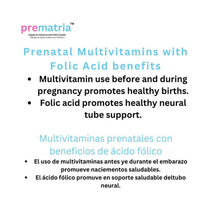 Prematria cápsulas blandas con nutrientes esenciales para el embarazo