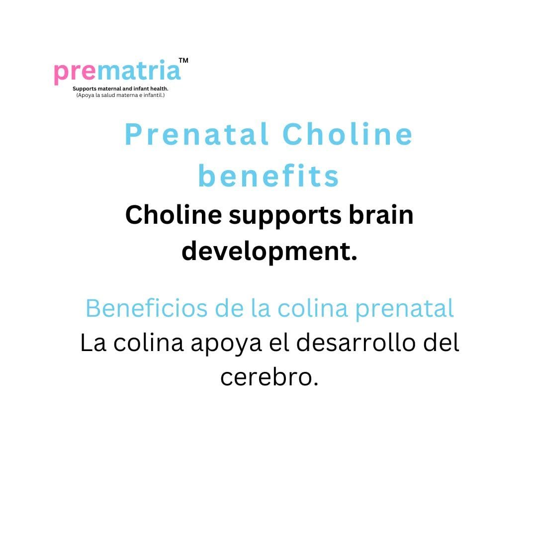 Envase Prematria suplementos prenatales multivitamínicos