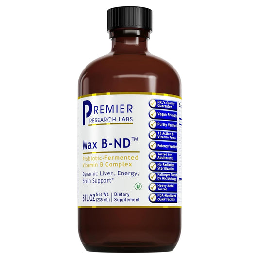 Premier Max B-ND complejo B líquido vitaminas sublinguales