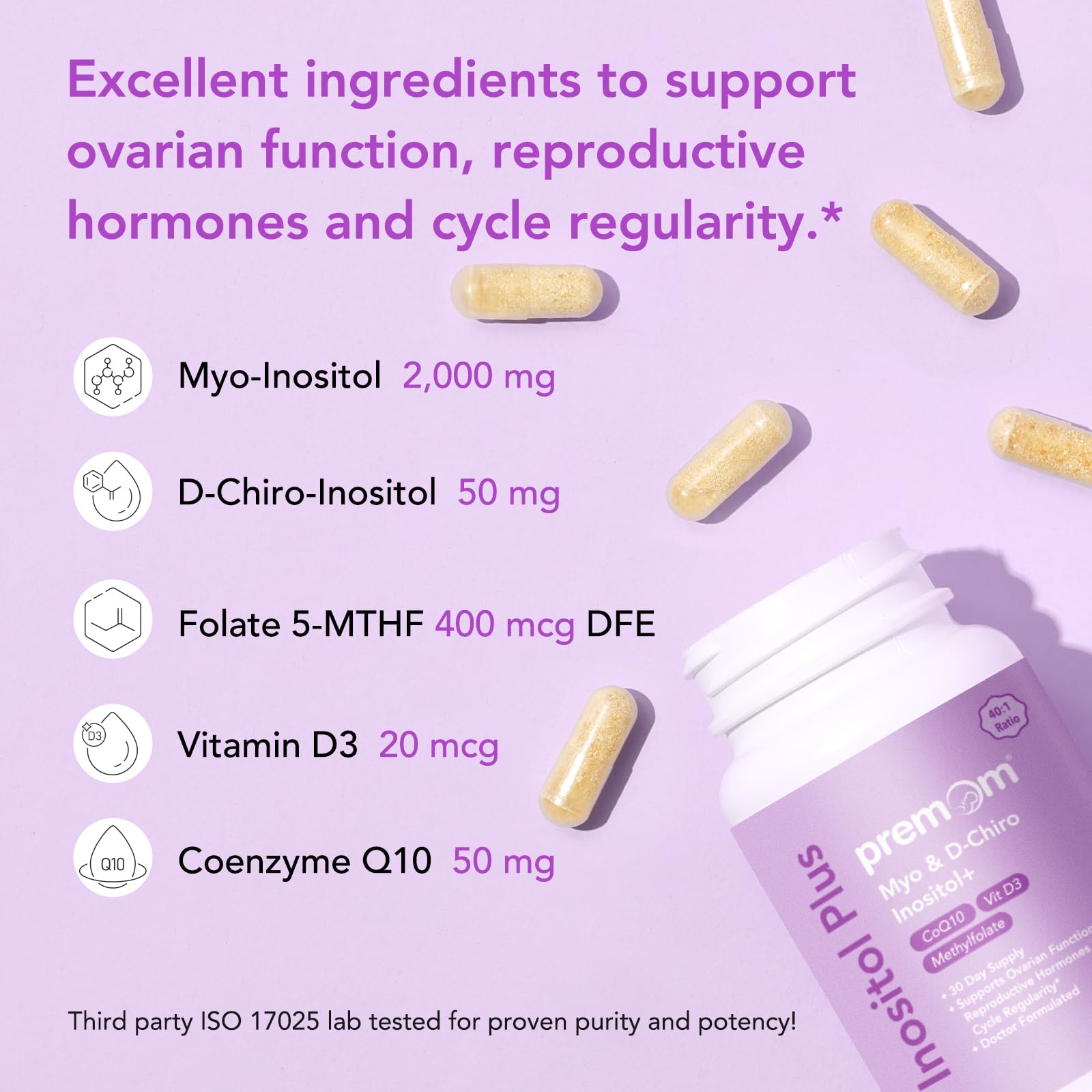 Premom Inositol Plus apoyo para concepción y equilibrio hormonal