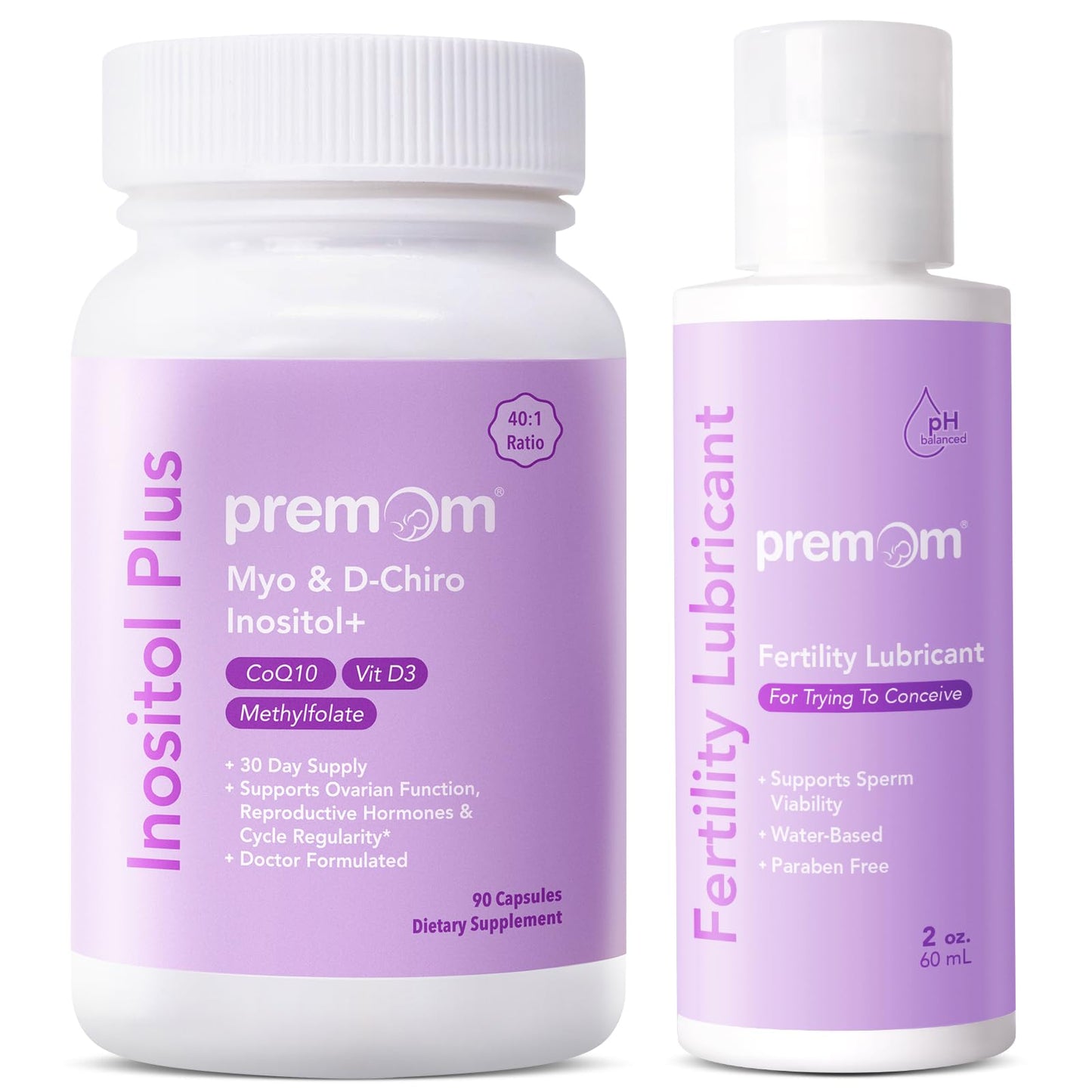 Premom Inositol Plus - Lubricante de Fertilidad 2oz