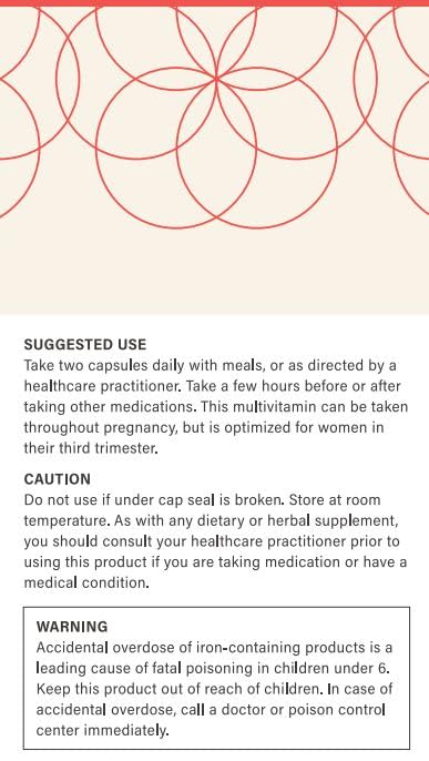 Prenatal Ease cápsulas para tercer trimestre embarazo