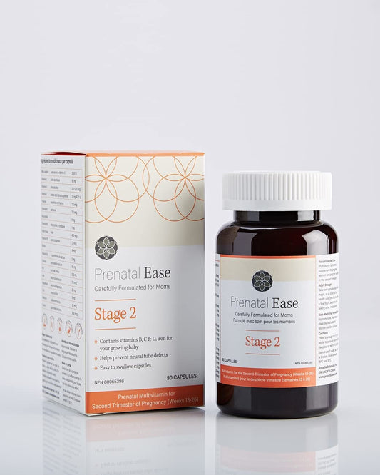 Prenatal Ease Stage 2 multivitamínico para segundo trimestre