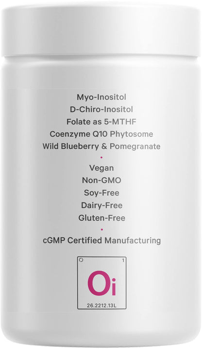 Presentación frasco Codeage Liposomal Ovarian Inositol para salud femenina