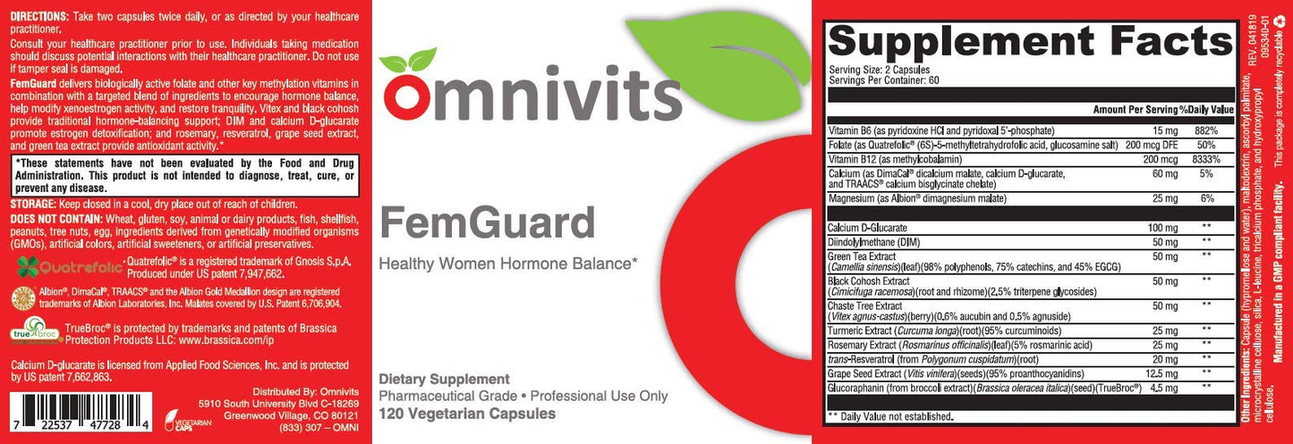 Presentación completa de FemGuard con descripción y beneficios.
