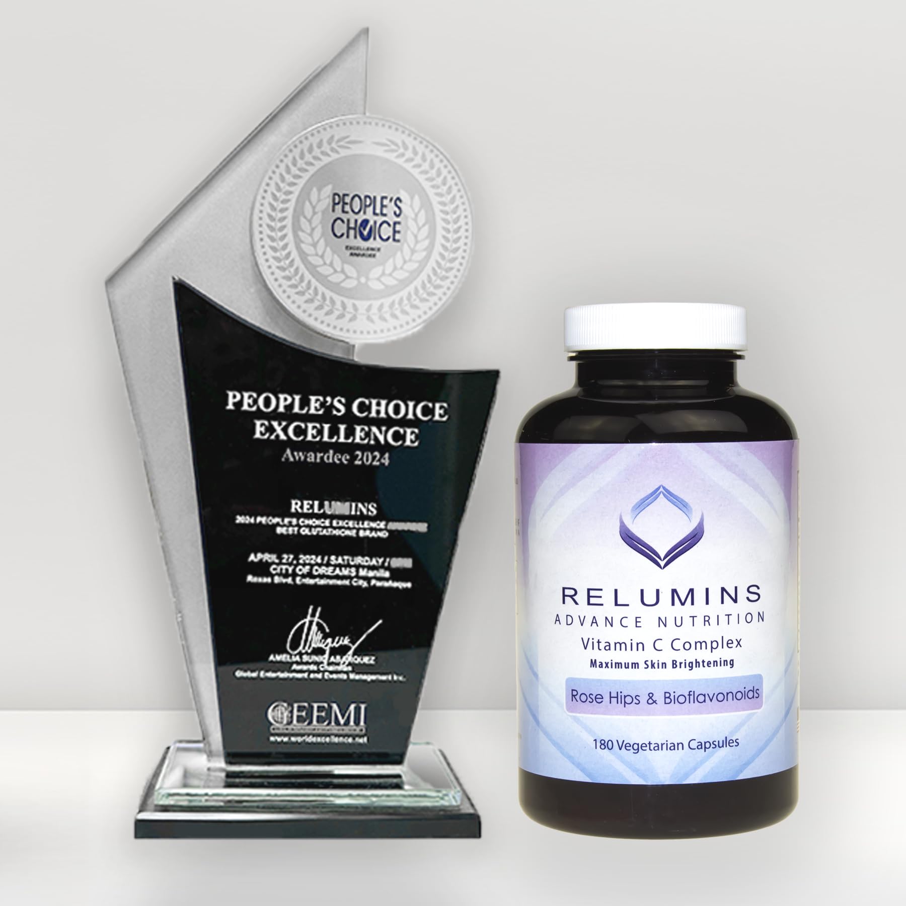 Presentación completa Relumins vitamina C avanzada