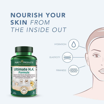 Presentación frontal paquete Purity Products MyBiotin y Ultimate H.A.