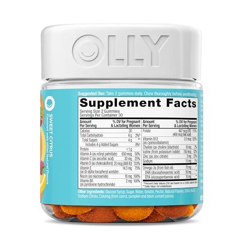 Presentación ganadora gomitas prenatales OLLY multivitamínico