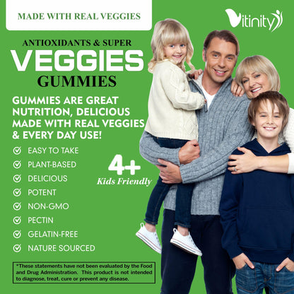 Presentación gomas VITINITY para dieta saludable