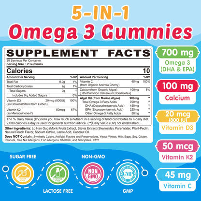 Presentación gomitas NEVISS nicotinamida y omega 3 para niños