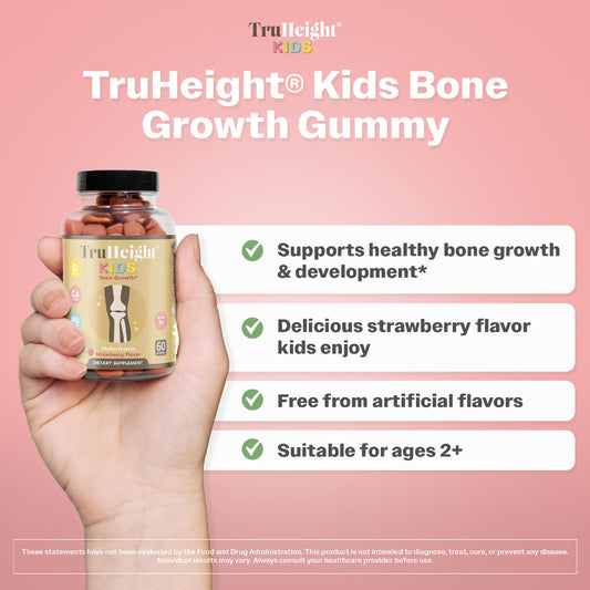 Presentación e información nutricional de TruHeight Kids