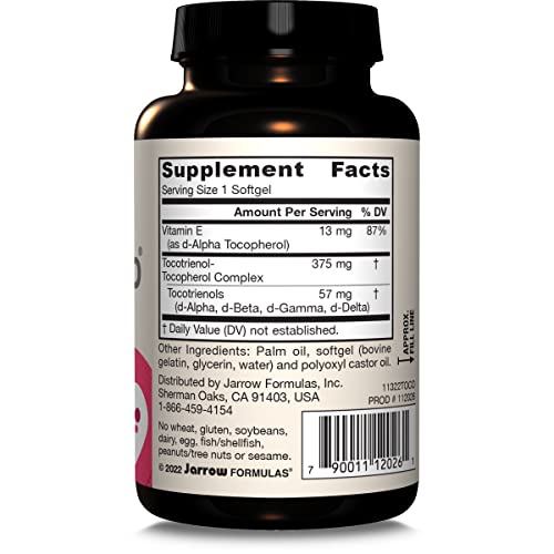 Presentación Jarrow Formulas Toco-Sorb suplemento vitamina E y tocotrienoles