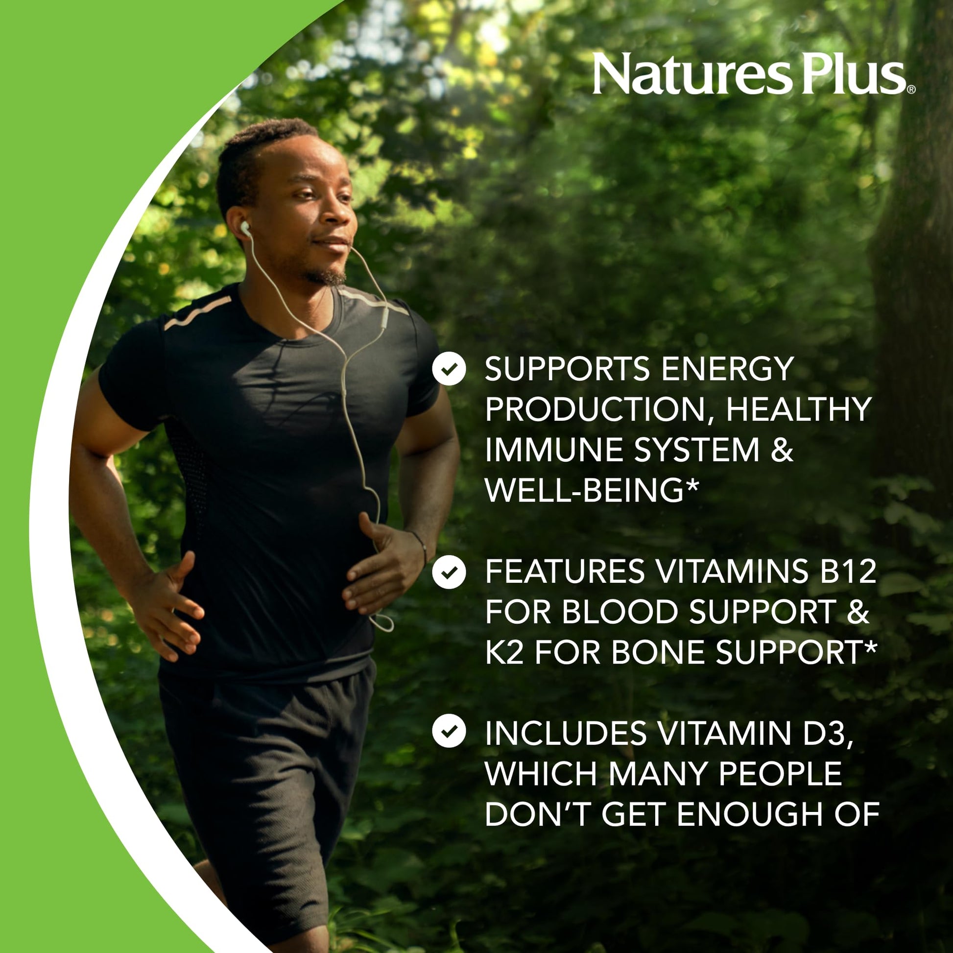 Presentación del multivitamínico líquido NaturesPlus.