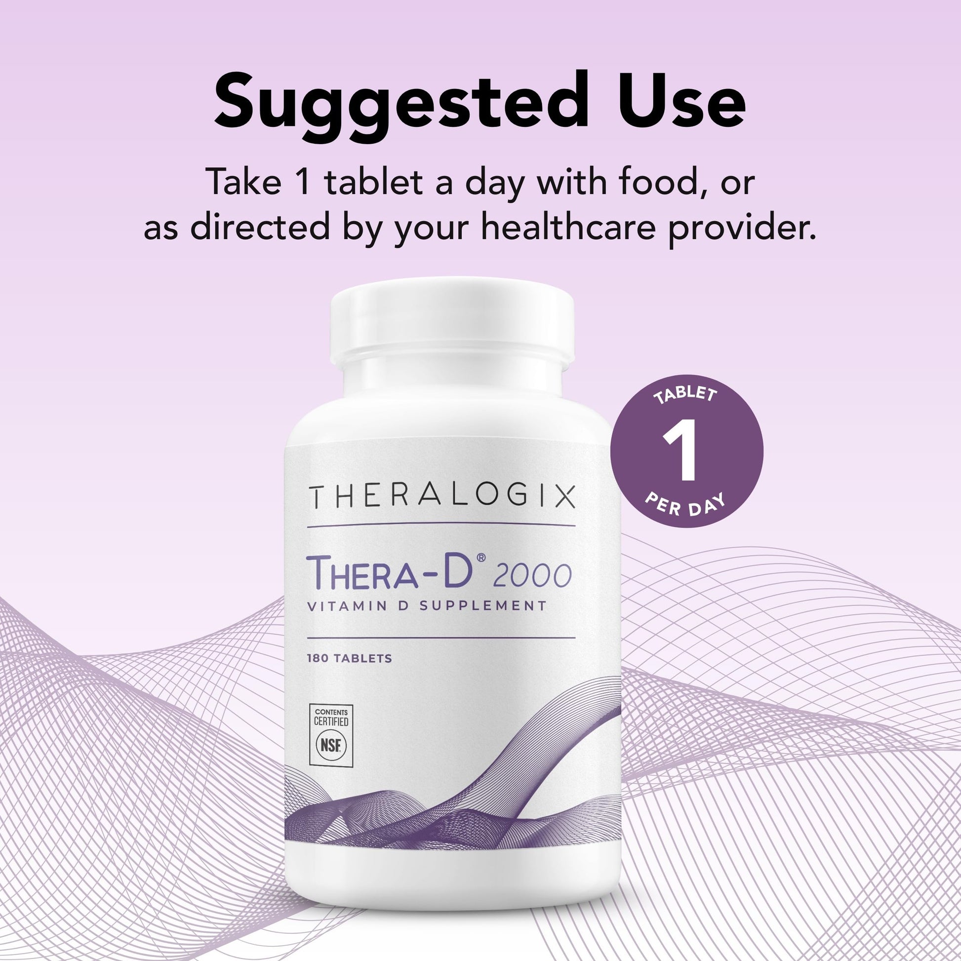 Presentación pastillas vitamina d3 theralogix