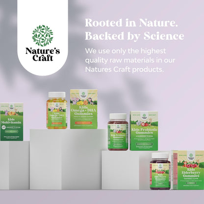 Presentación de productos Nature’s Craft para niños.