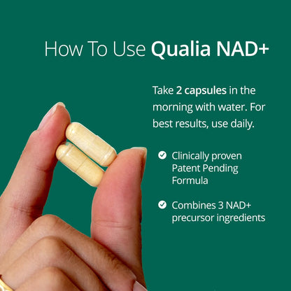 Presentación de Qualia NAD para apoyo celular