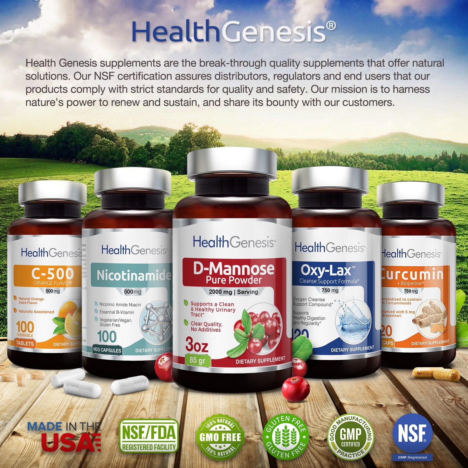 Presentación Vitamina D3 Health Genesis alta absorción