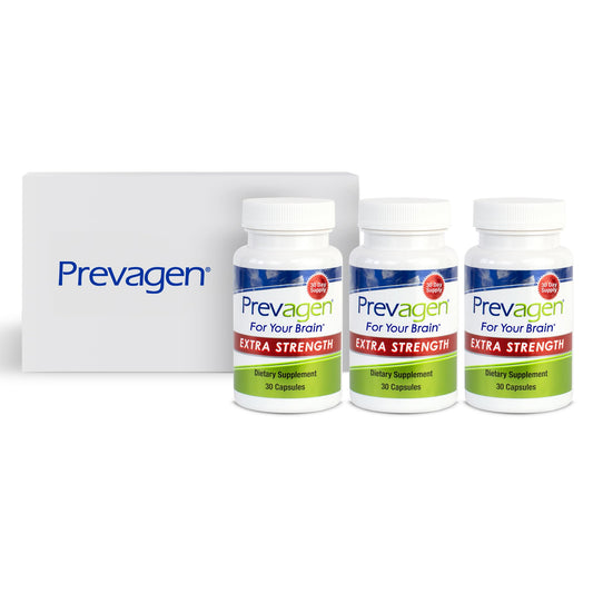 Prevagen extra strength cápsulas para cerebro paquete frontal