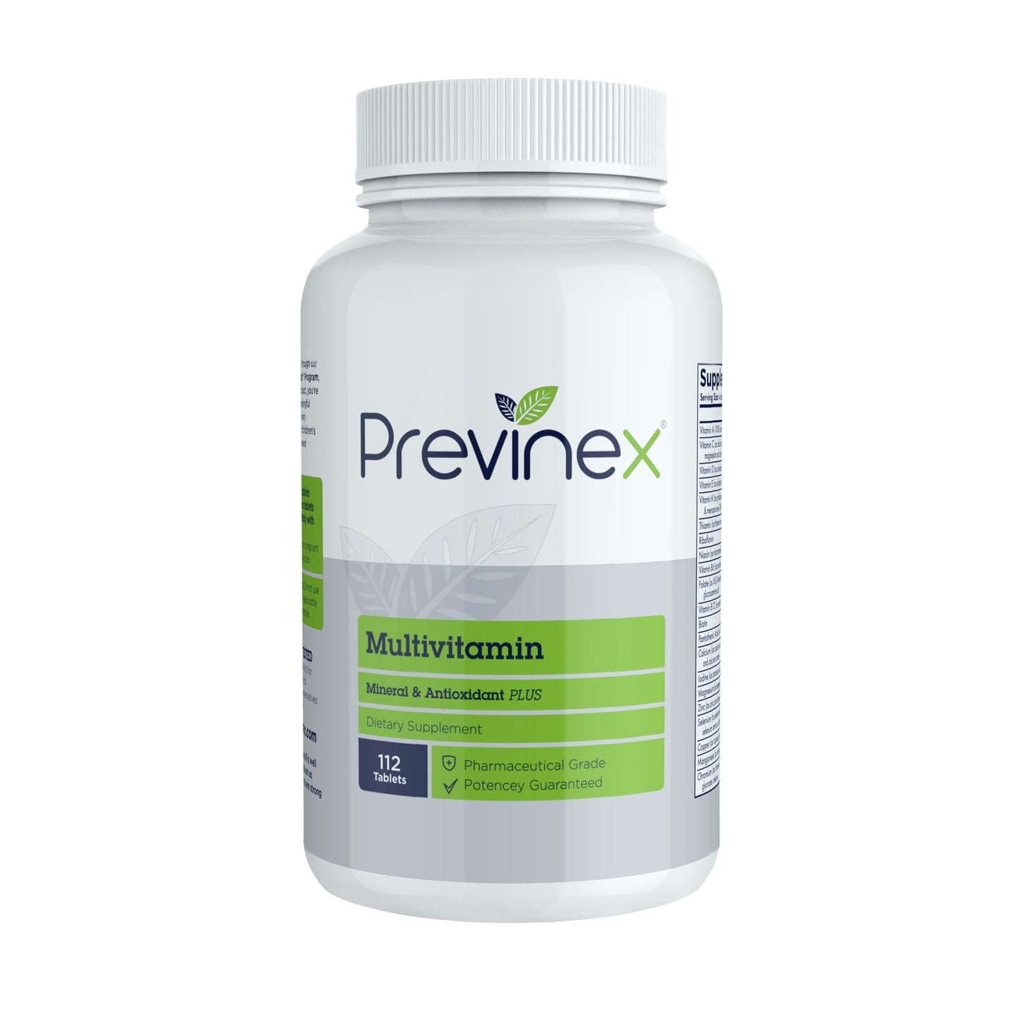 Previnex multivitamínico 112 tabletas, suplemento dietético