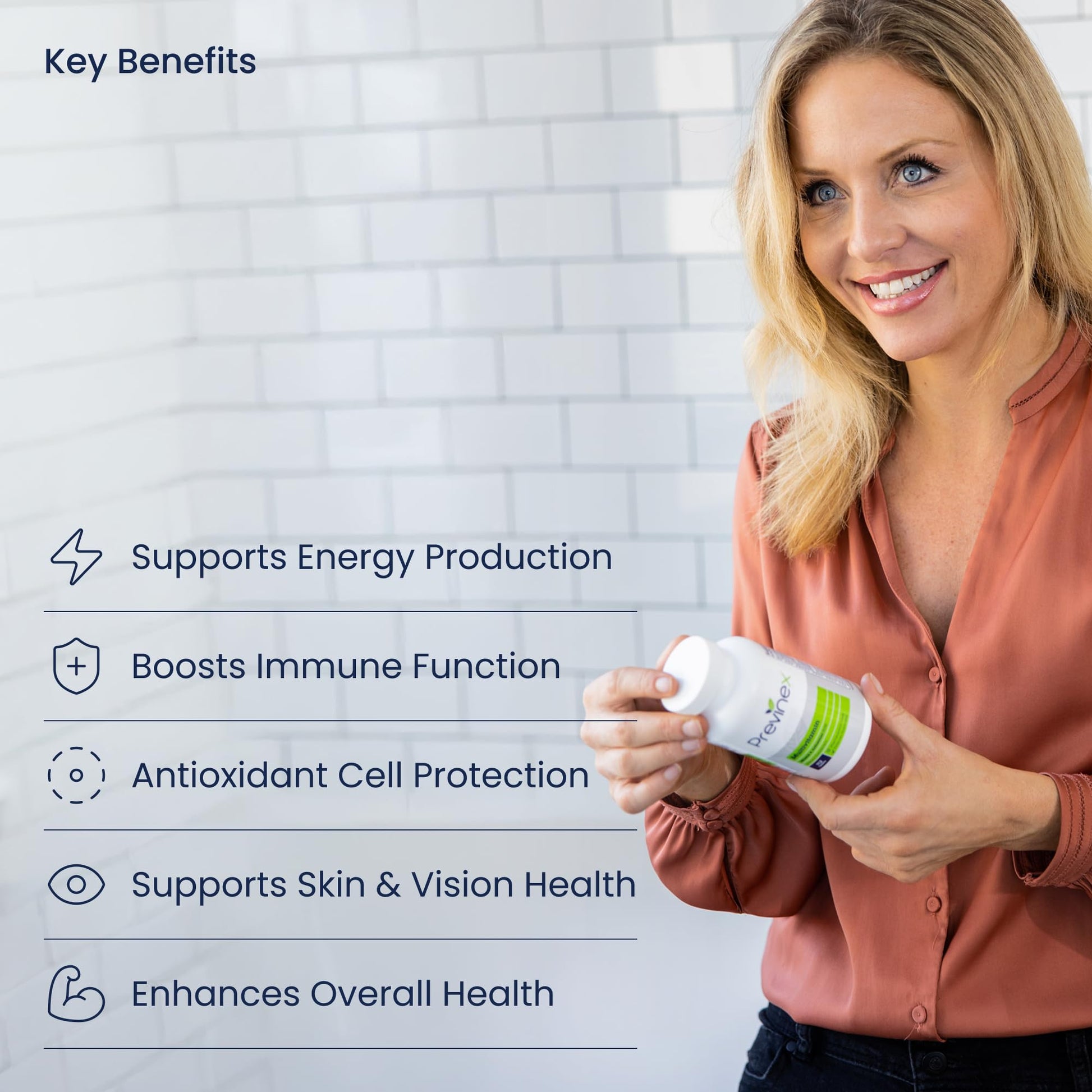 Previnex multivitamínico beneficios clave, salud general