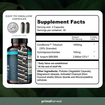 Ingredientes de Primal Harvest Restablecimiento Intestinal