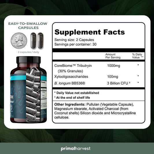 Ingredientes de Primal Harvest Restablecimiento Intestinal