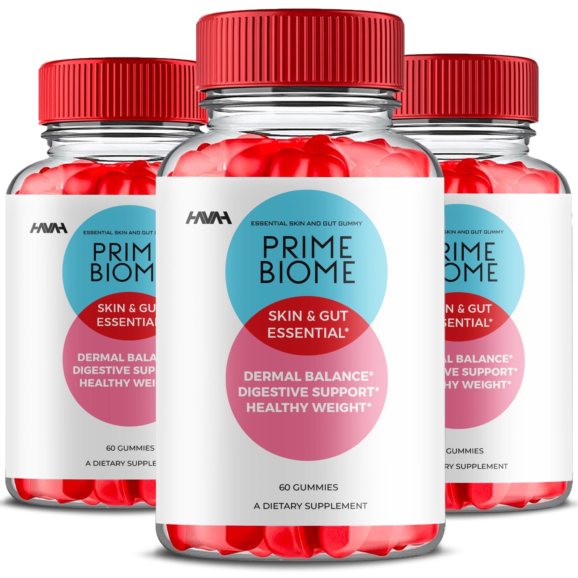 Prime Biome gomitas soporte piel y digestivo 180 unidades