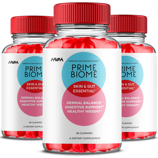 Prime Biome gomitas soporte piel y digestivo 180 unidades