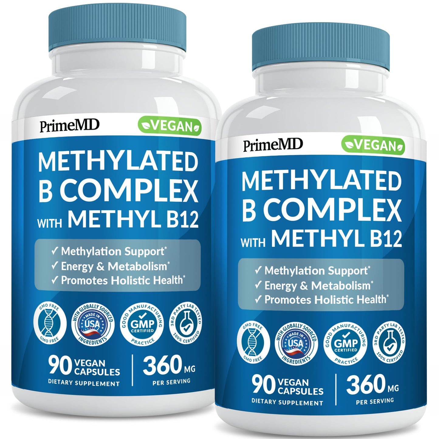 PrimeMD complejo B metilado botella frontal