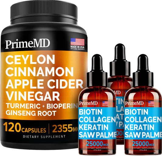 PrimeMD gotas líquidas biotina colágeno paquete