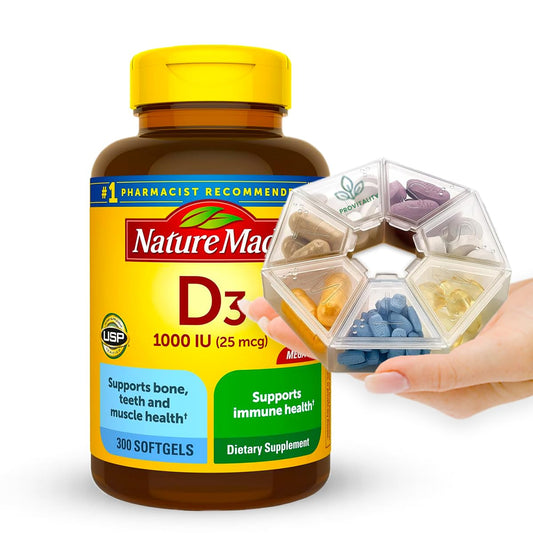 PrimeVits Vitamina D3 2000 UI suplemento 320 cápsulas blandas