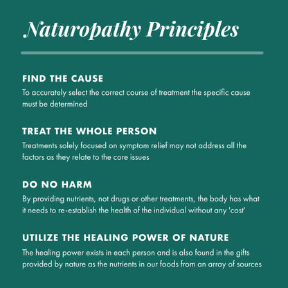 Principios naturopáticos productos de salud