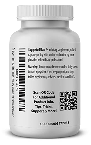 Pro Formulations MD fórmula pura vitamina D3 y K2 5000 UI 90 mcg