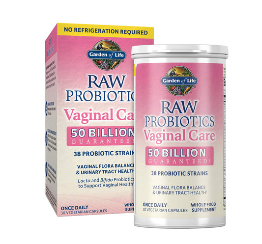 Probióticos Garden of Life para flora vaginal saludable
