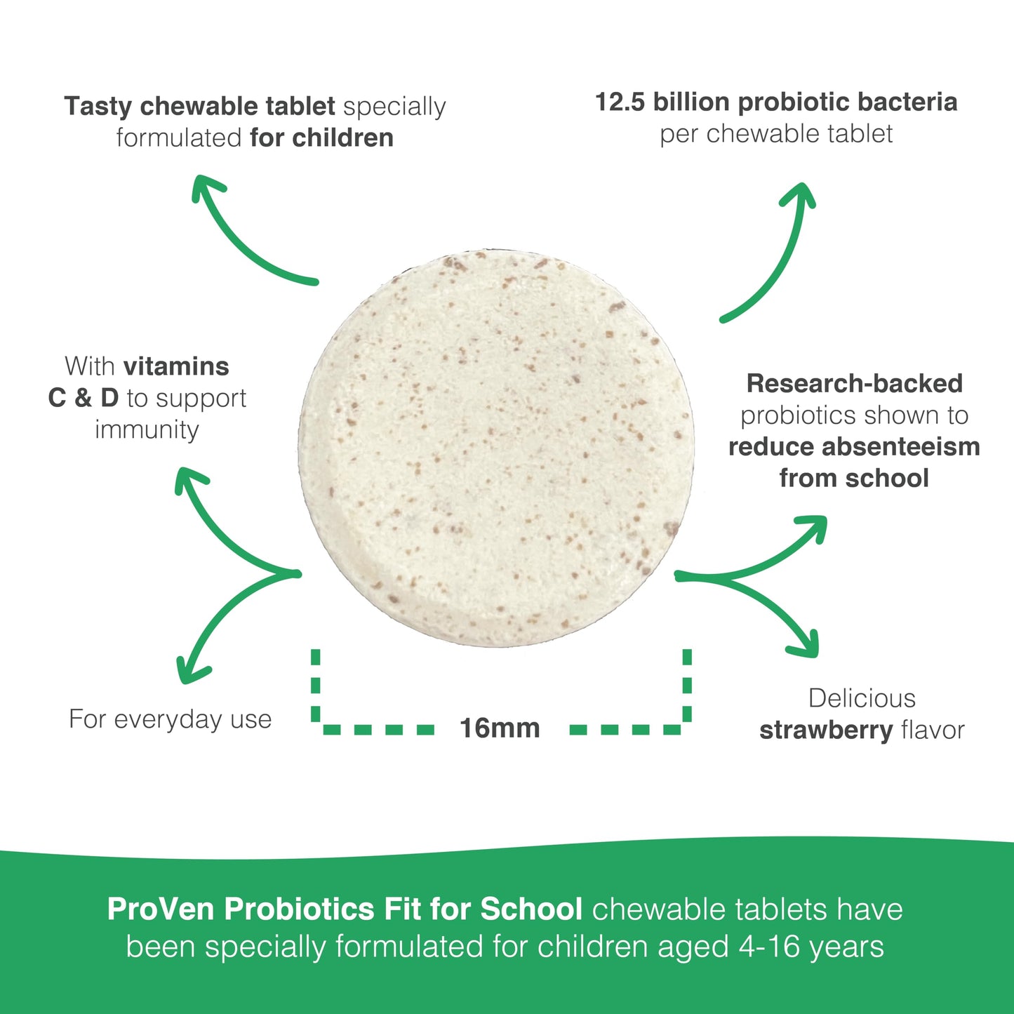 Probióticos para niños Pro-Ven con vitaminas C y D