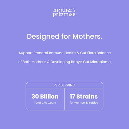 Probióticos sin alérgenos para mujeres Mother's Promise