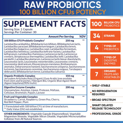 Probióticos y bacterias buenas