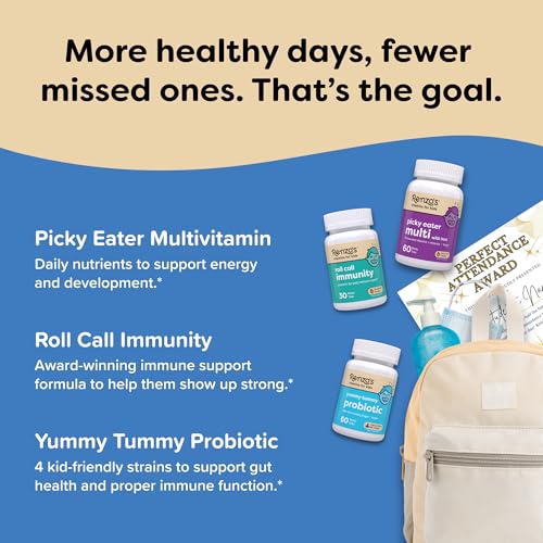 Probióticos Yummy Tummy vitaminas Renzo's para niños