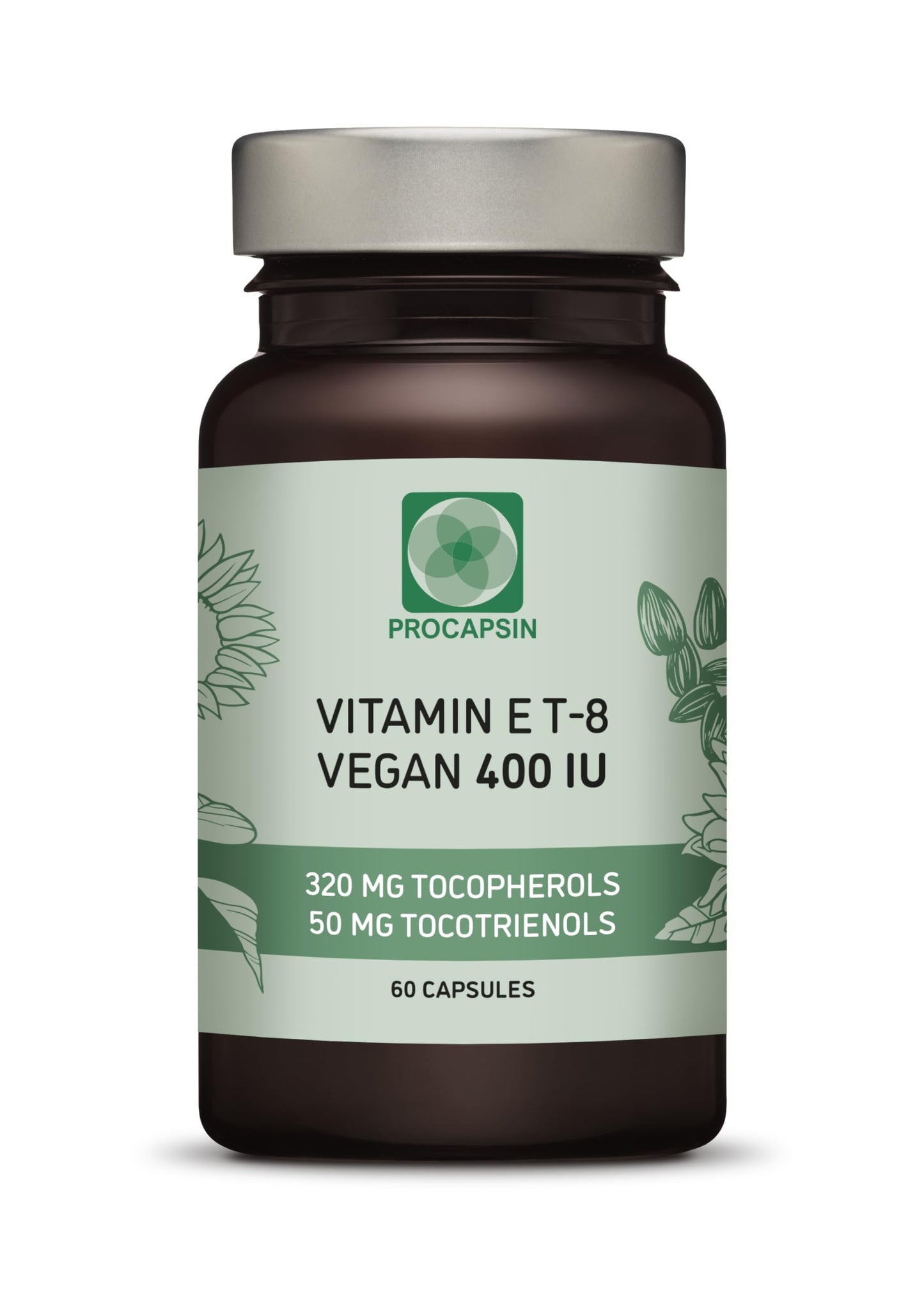 Procapsin vitamina e 400 iu cápsula frontal