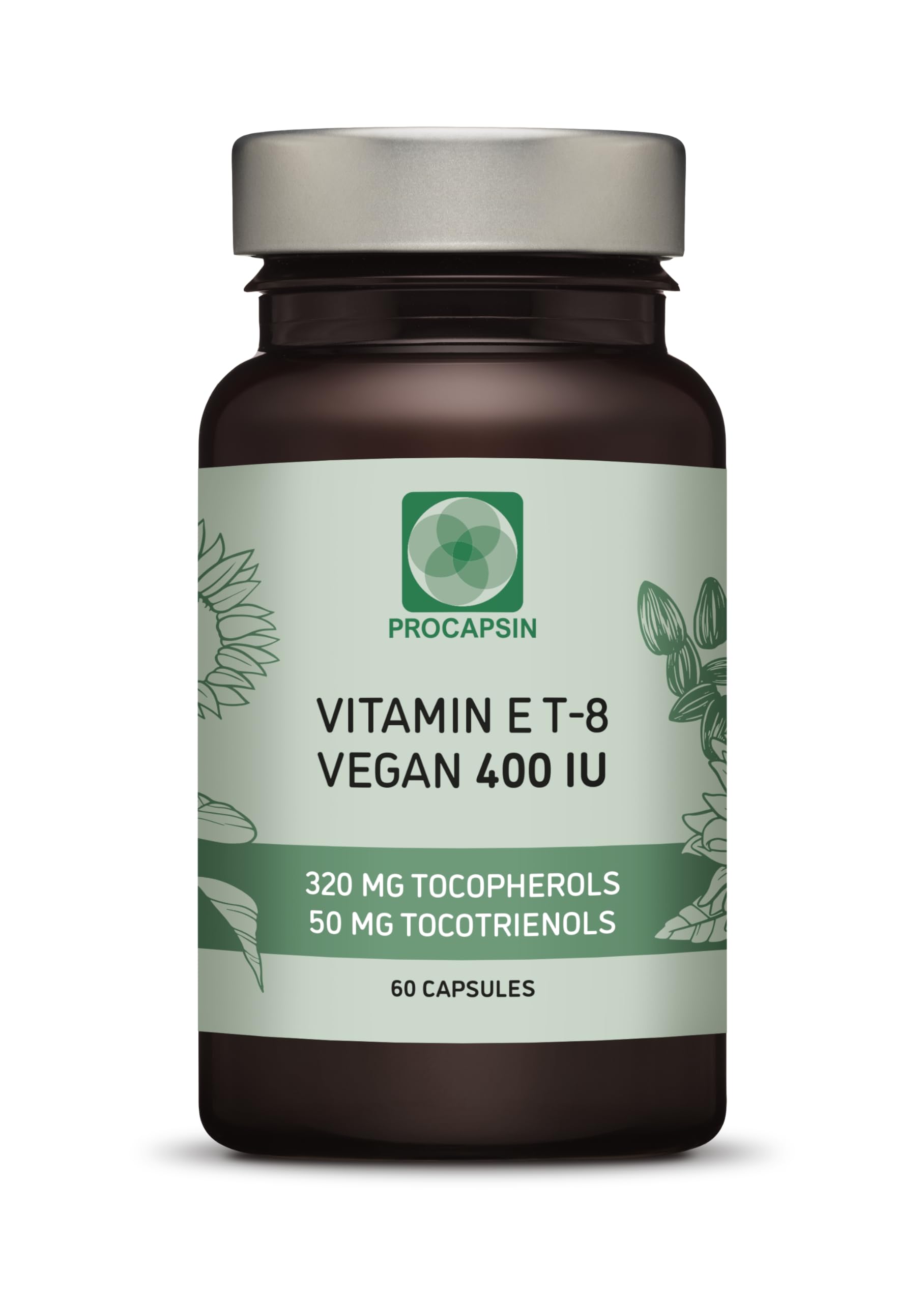 Procapsin vitamina e 400 iu cápsula frontal