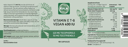 Frasco de Procapsin Vitamina E con todas las formas de tocoferoles y tocotrienoles