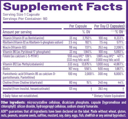 Producto AOR vitamina complejo b apoyo energía y salud