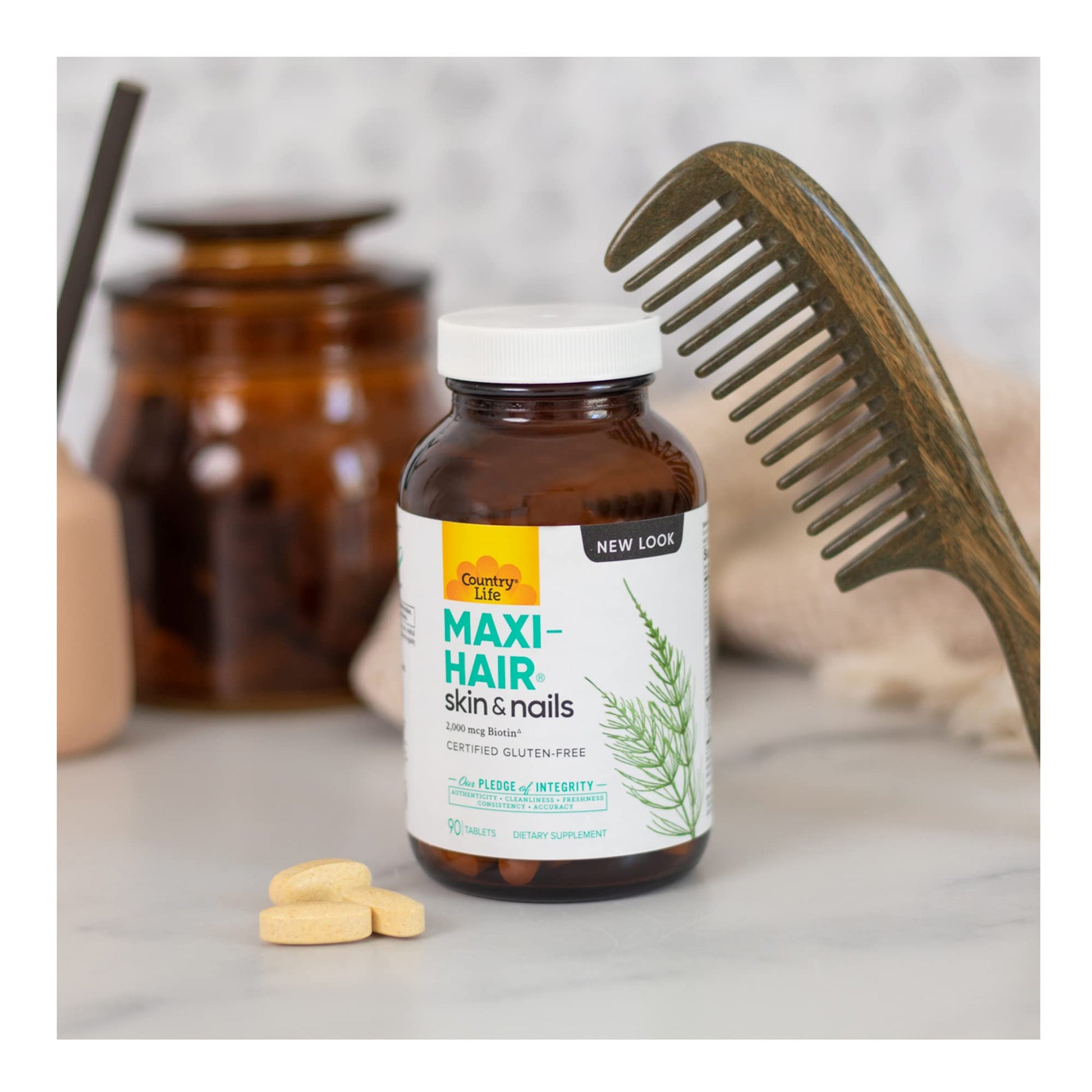 Producto certificado sin gluten y vegetariano Country Life