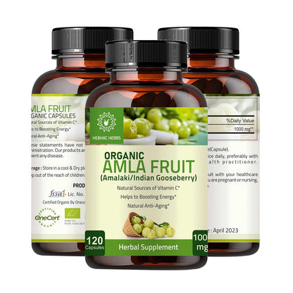 Producto combinado Hebhac Herbs amla y pétalos de rosa
