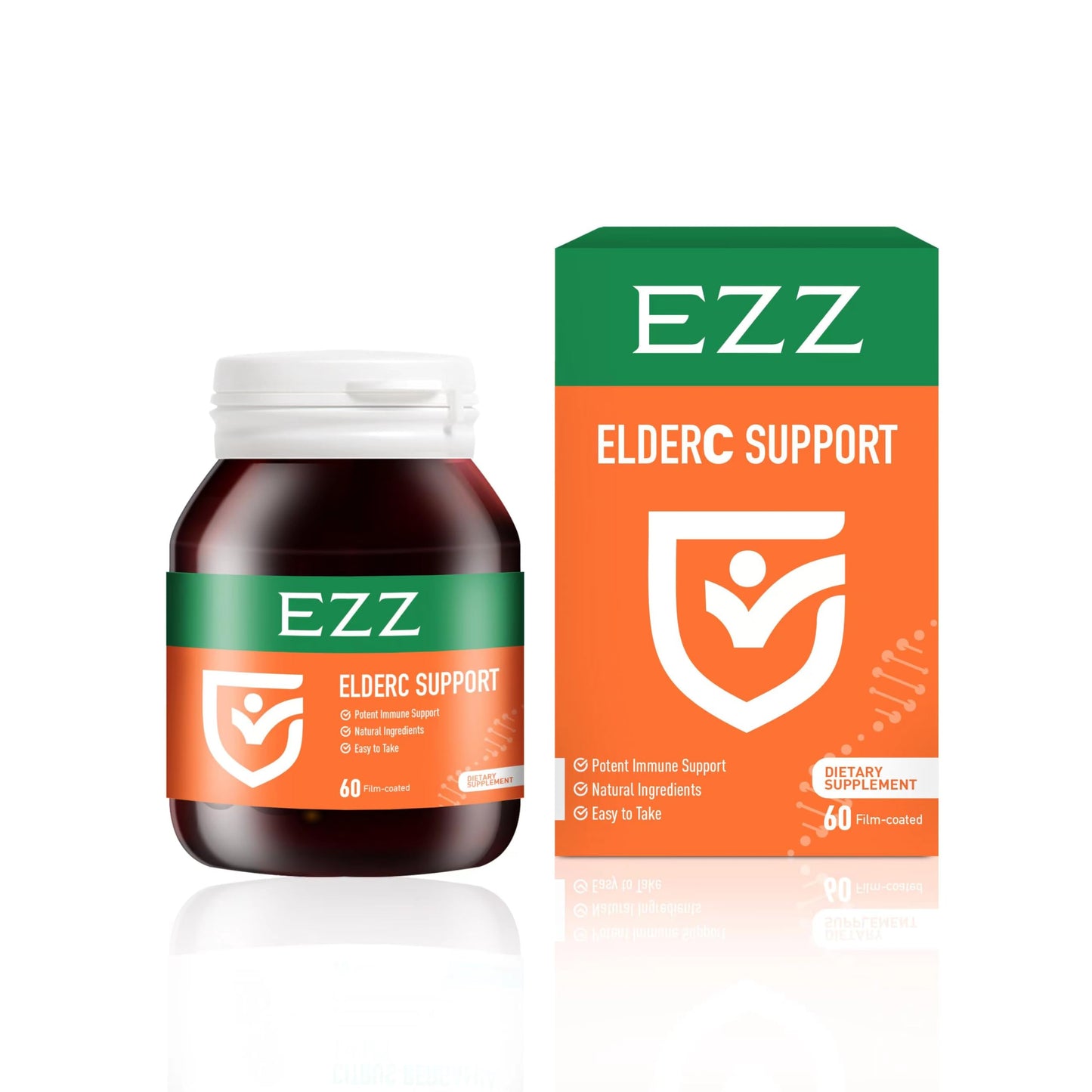 Producto ezz vitamina c en cápsulas para adultos paquete