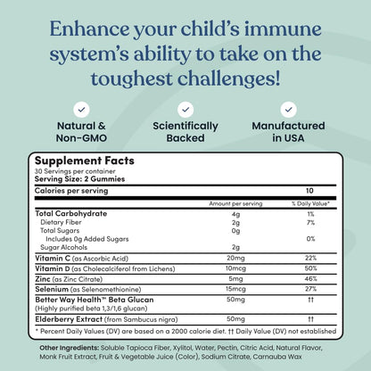 Producto Immune Ready gomitas para preparación inmunológica infantil