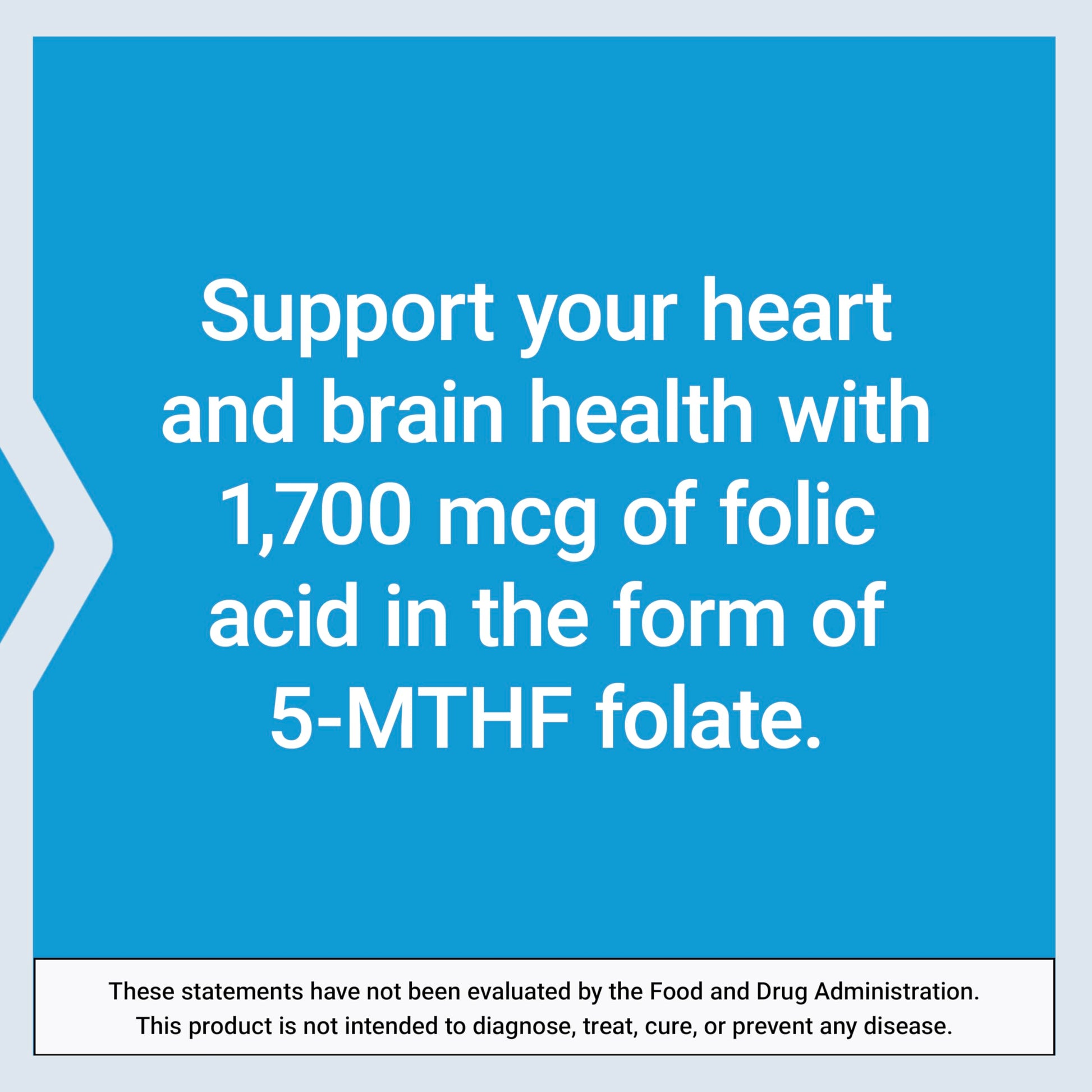 Producto Life Extension suplemento folato para salud